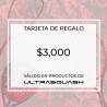 CERTIFICADO DE REGALO $3000