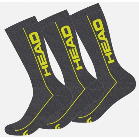 Head Calceta XL Deportiva Gris (3 pares)