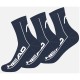 Head Calceta L Deportiva Azul (3 pares)