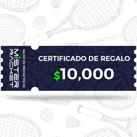 CERTIFICADO DE REGALO $10000