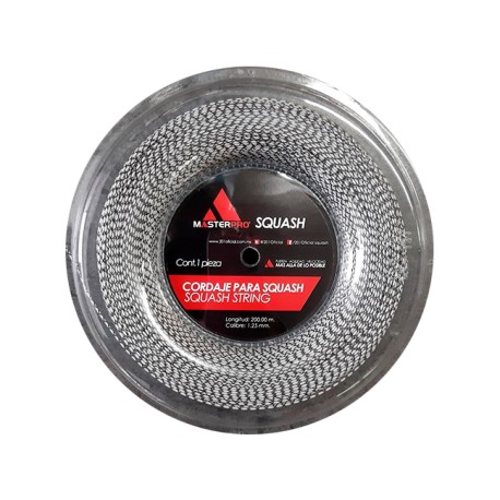Rollo de cuerda MasterPro Squash (Negro/Blanco)